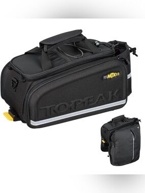 MTX 2.0 Black Rear Bike Trunk Bag